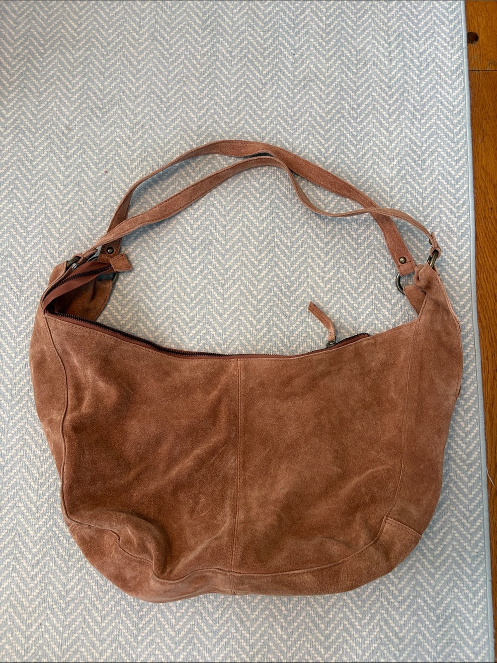 Free People Roma Suede Shoulder Sling Bag